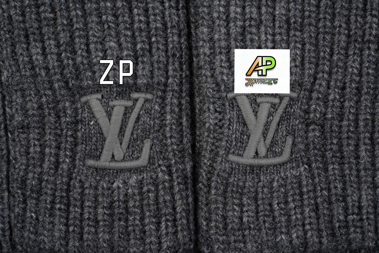 Louis Vuitton 26 Cashmere Grey Cardigan
