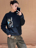 Louis Vuitton Crew Neck Long-sleeved Knitwear