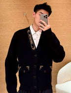 Louis Vuitton Embroidered Knitted Cardigan
