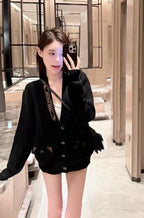 Louis Vuitton Embroidered Knitted Cardigan