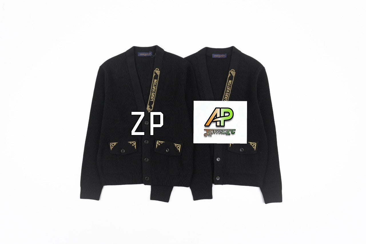 Louis Vuitton Embroidered Knitted Cardigan