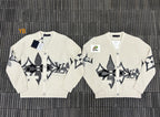 Louis Vuitton Knitted Cardigan Wool Blend Jacquard Long Sleeves