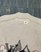 Louis Vuitton Crew Neck Knitted Sweater Wool Jacquard