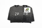 Louis Vuitton MM6 Snowflake Pixel Plaid Crew Neck Sweater