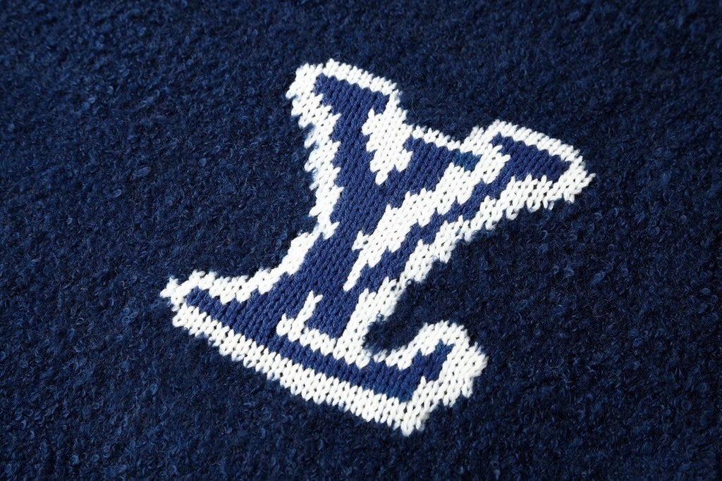 Louis Vuitton Double-sided Intarsia Logo Sweater