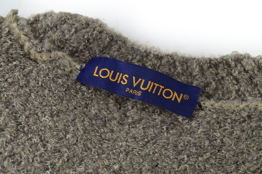 Louis Vuitton Double-sided Intarsia Logo Sweater