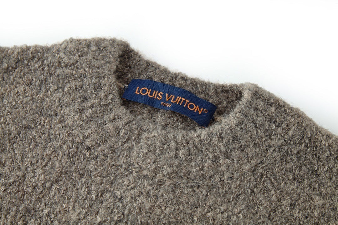 Louis Vuitton Double-sided Intarsia Logo Sweater