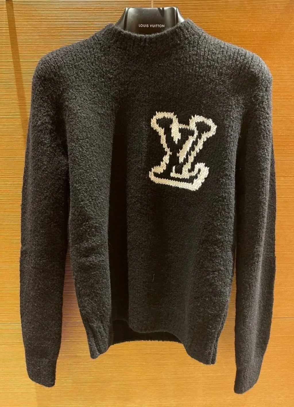 Louis Vuitton Double-sided Intarsia Logo Sweater