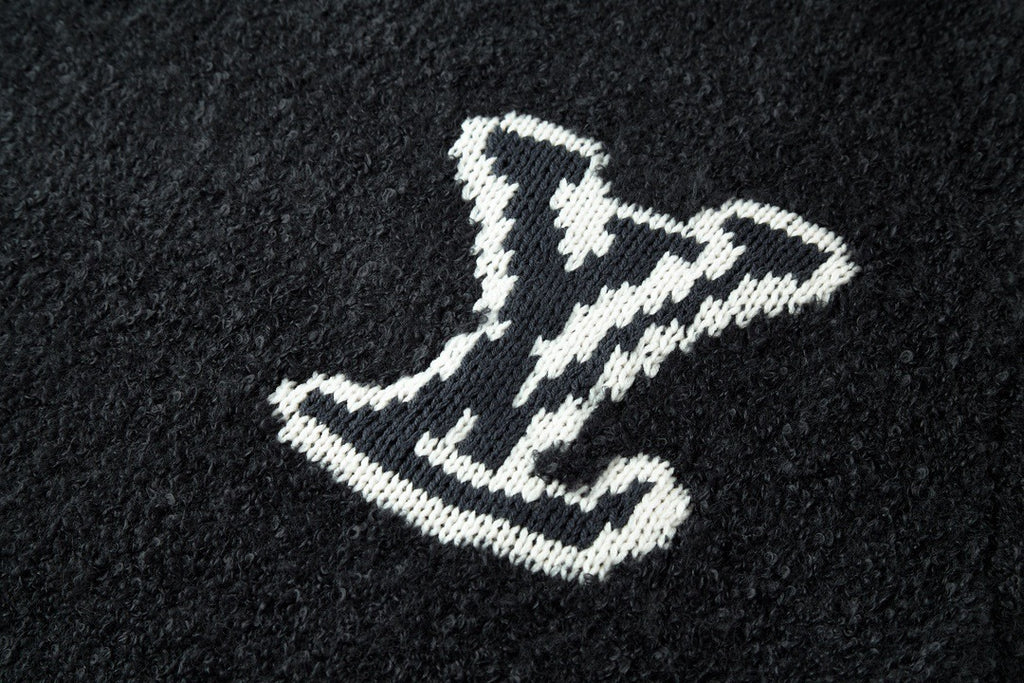 Louis Vuitton Double-sided Intarsia Logo Sweater