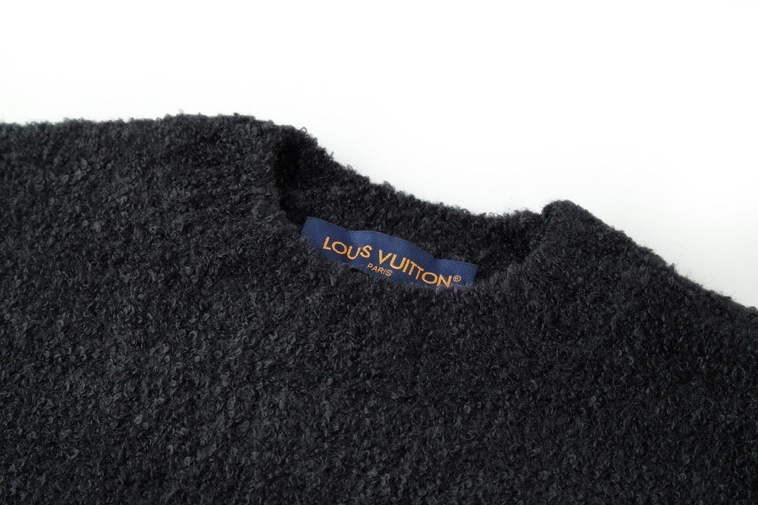 Louis Vuitton Double-sided Intarsia Logo Sweater