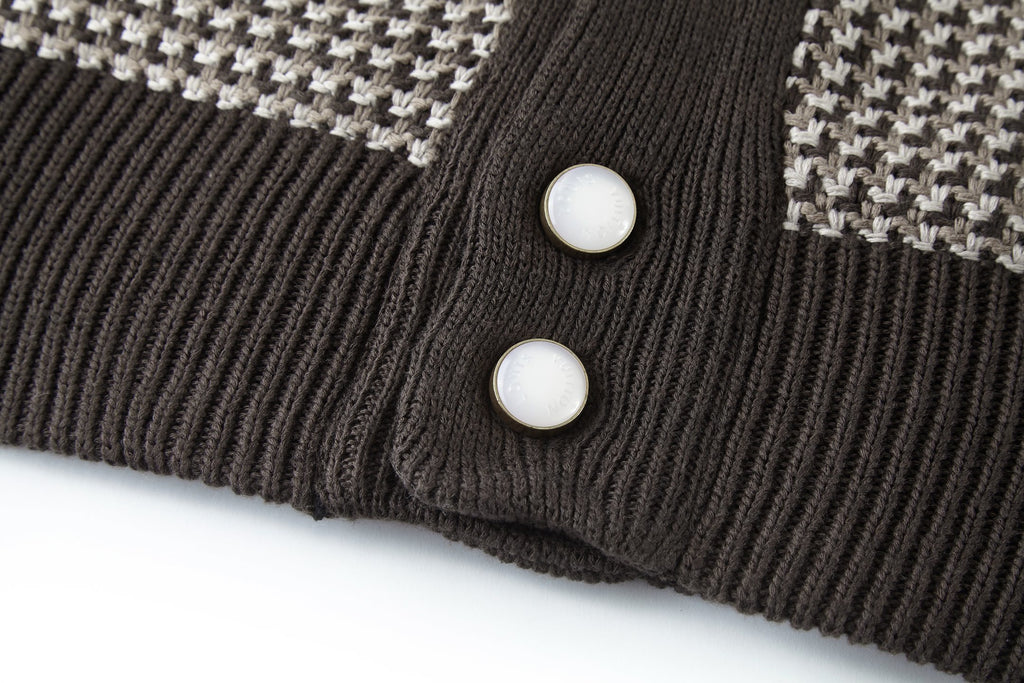 Louis Vuitton Jacquard 3D Pilot Check Knit Sweater