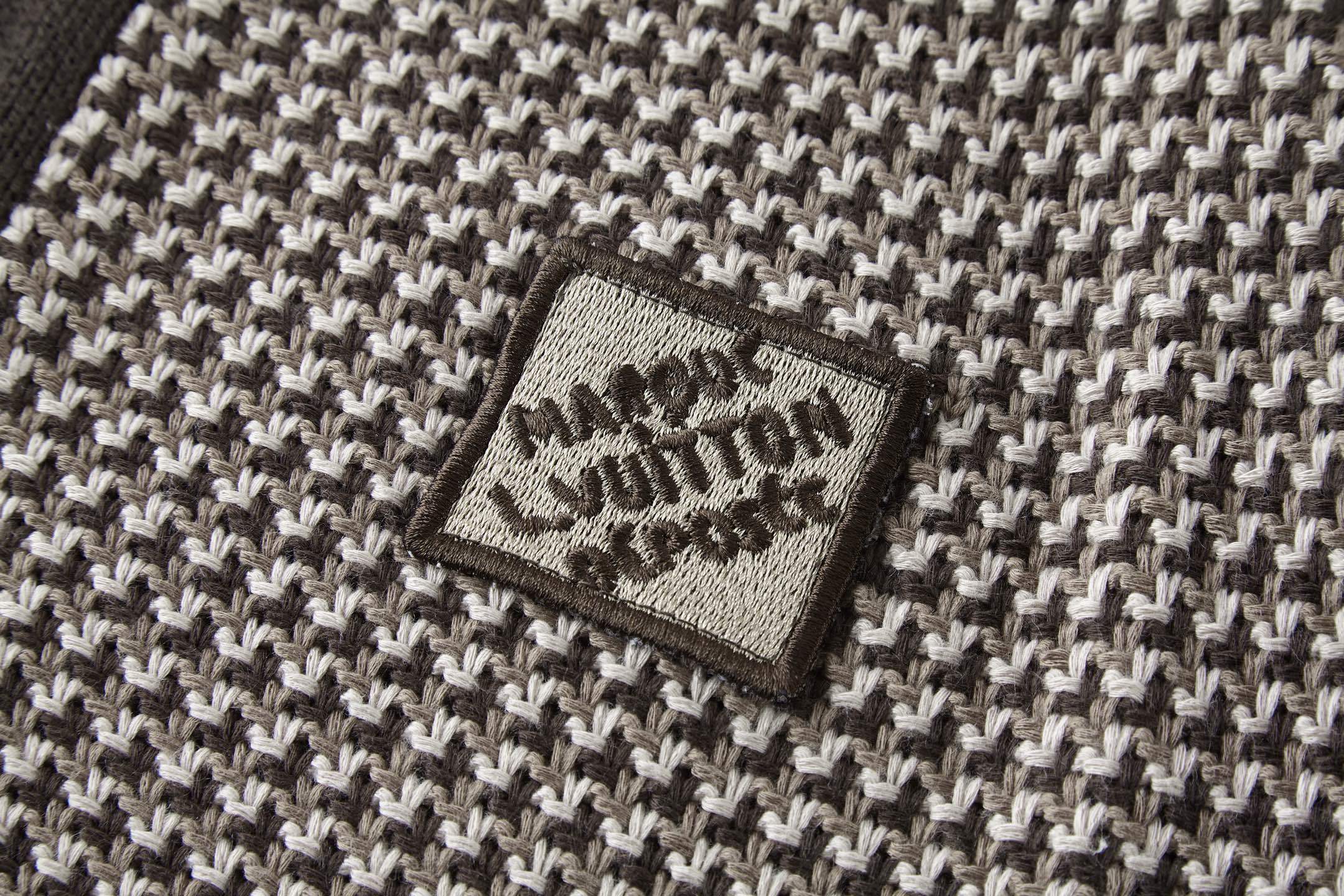 Louis Vuitton Jacquard 3D Pilot Check Knit Sweater