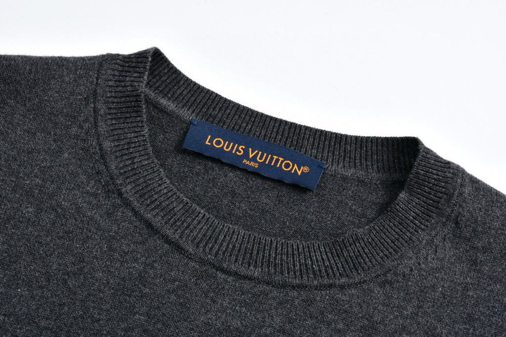 Louis Vuitton Jacquard Cashmere Sweater with Cuffs