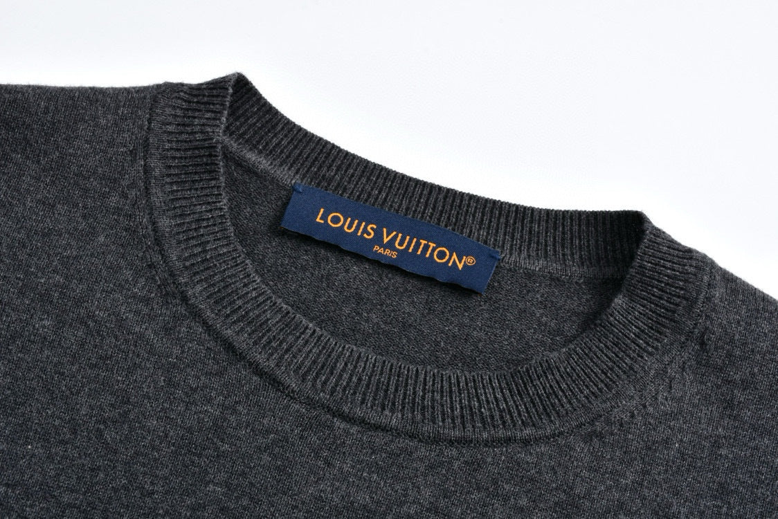 Louis Vuitton Jacquard Cashmere Sweater with Cuffs