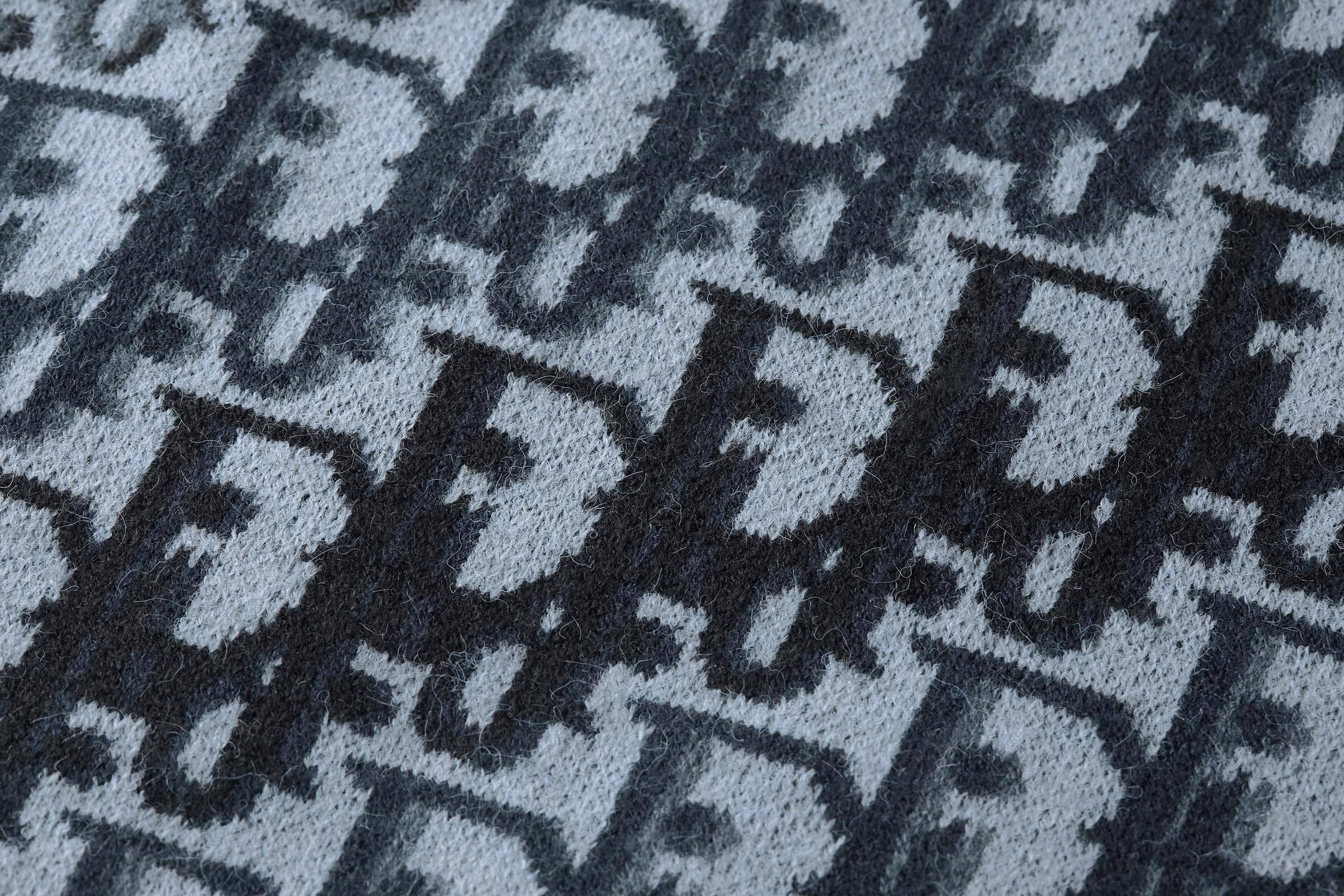 Dior Jacquard Monogram Print Knit Pullover
