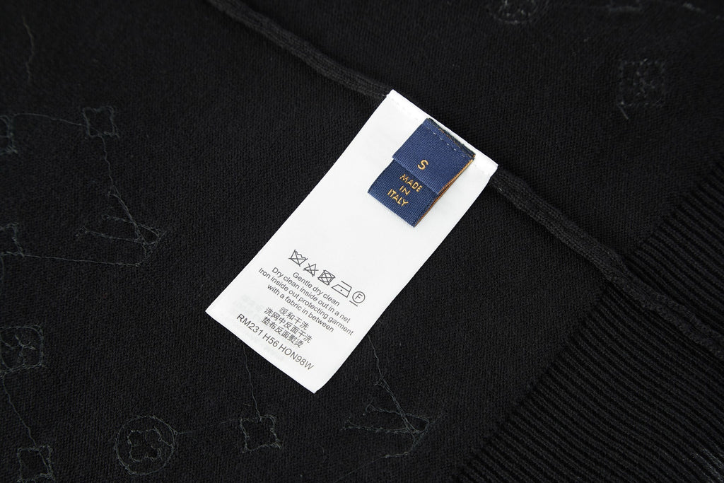 Louis Vuitton Beaded Monogram Crew Neck Sweater