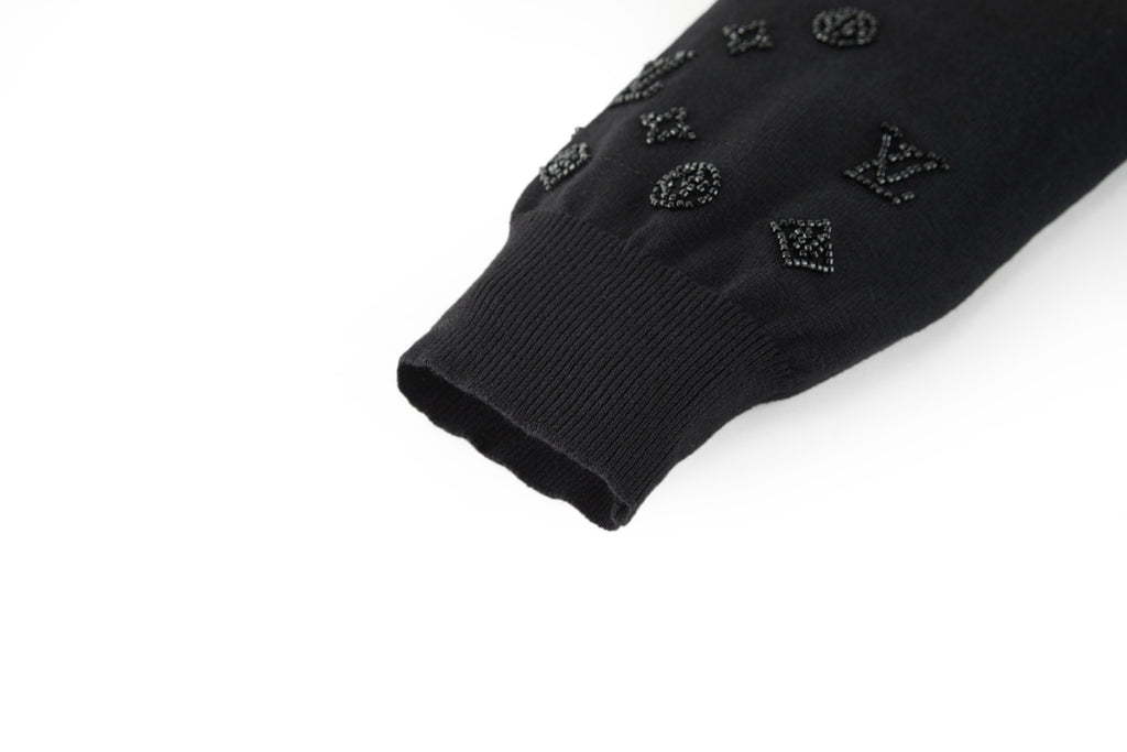 Louis Vuitton Beaded Monogram Crew Neck Sweater