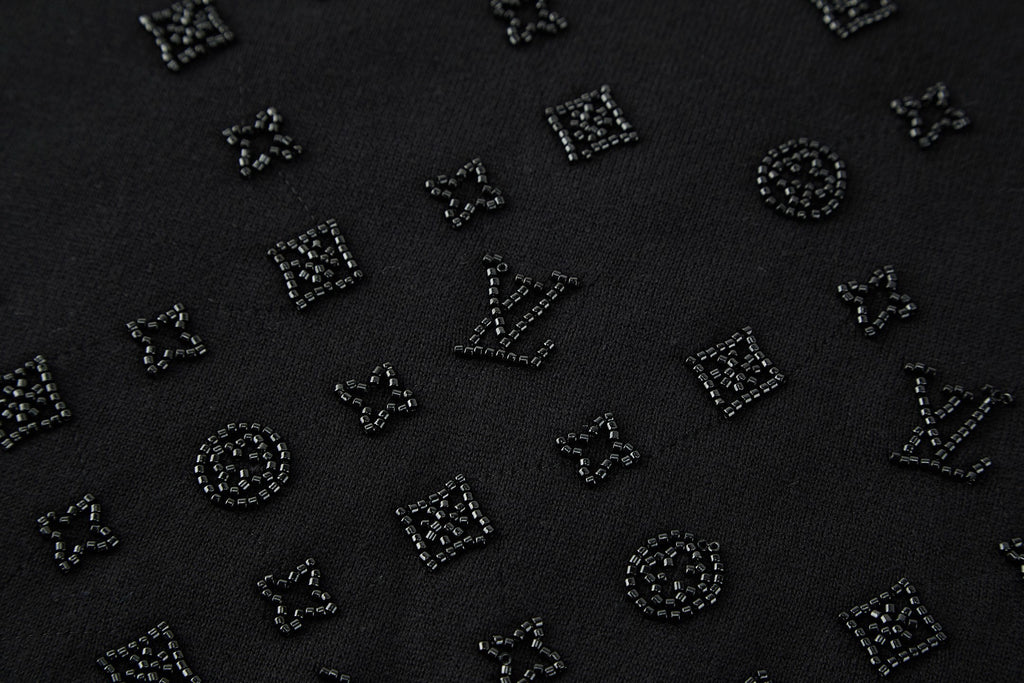 Louis Vuitton Beaded Monogram Crew Neck Sweater
