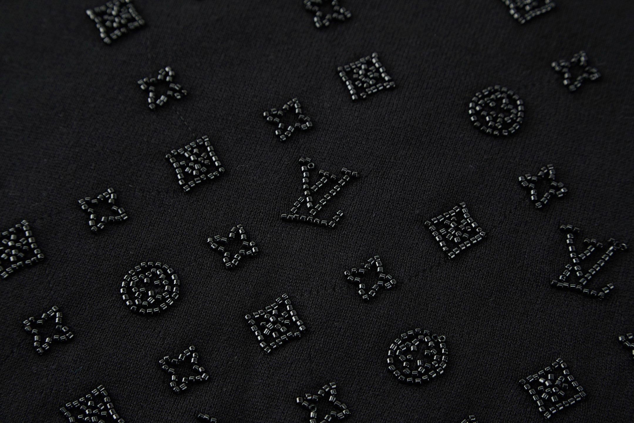 Louis Vuitton Beaded Monogram Crew Neck Sweater
