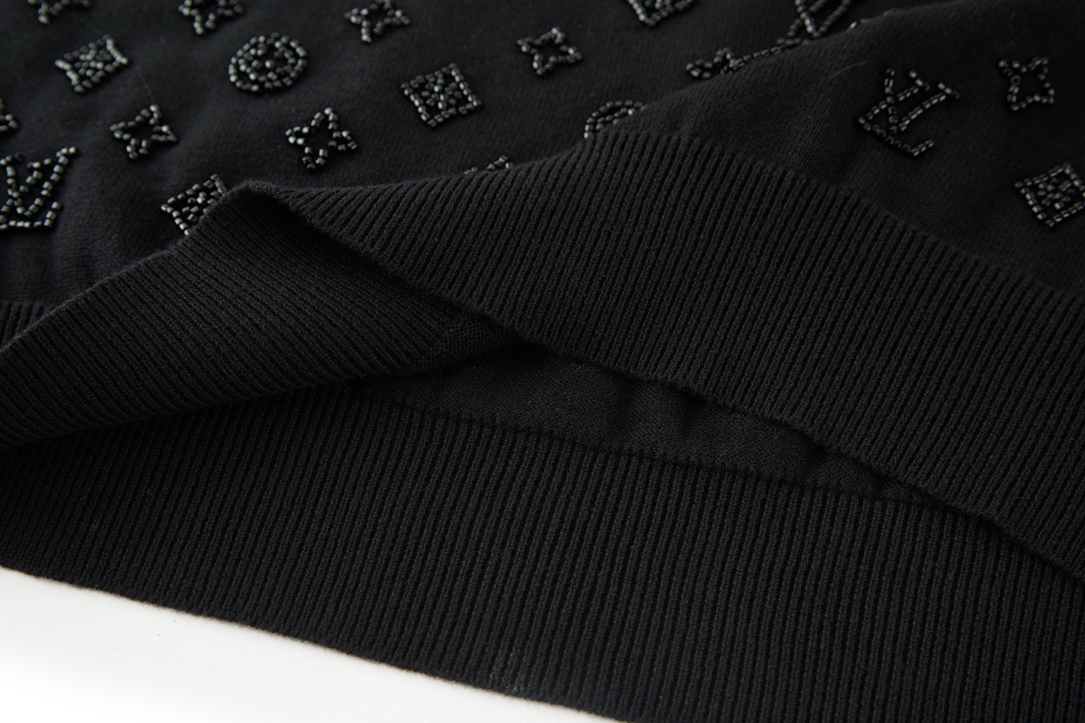 Louis Vuitton Beaded Monogram Crew Neck Sweater