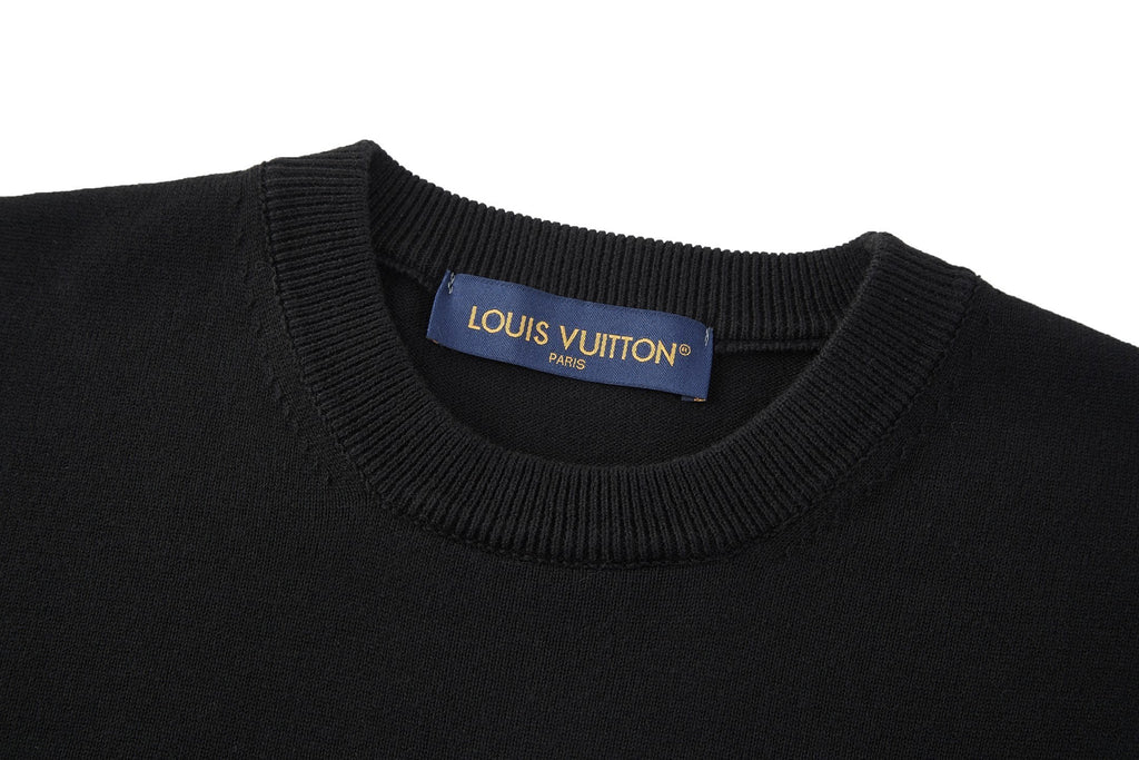Louis Vuitton Beaded Monogram Crew Neck Sweater