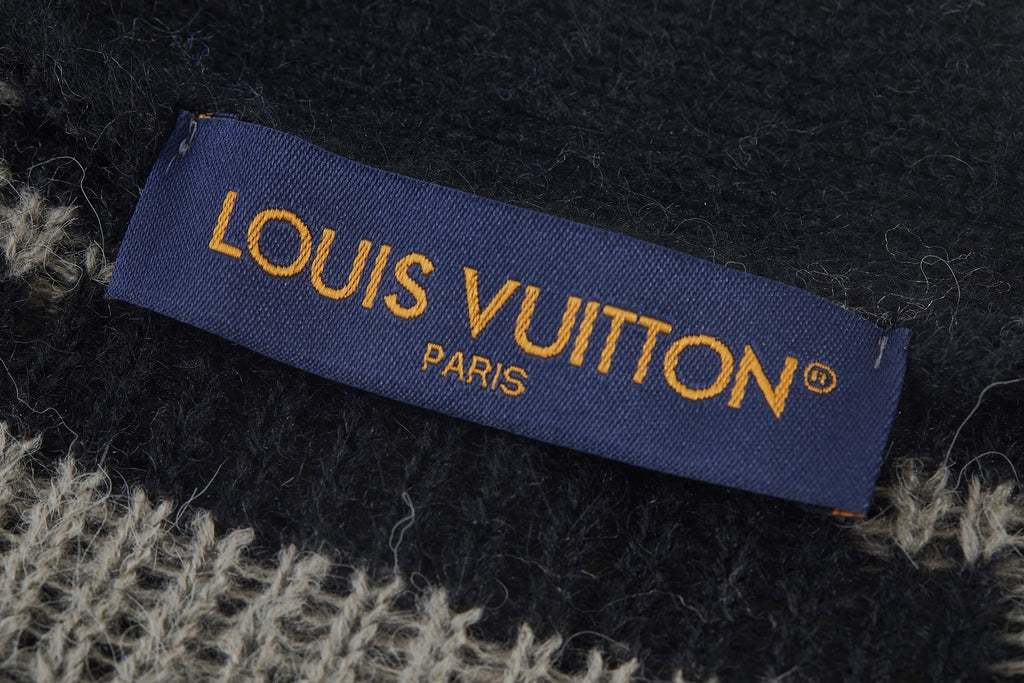 Louis Vuitton Mohair Knit Jacquard Cardigan