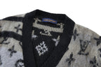 Louis Vuitton Mohair Knit Jacquard Cardigan