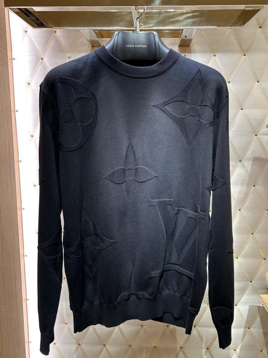 Louis Vuitton Pullover Long-sleeved All-over Jacquard Sweater