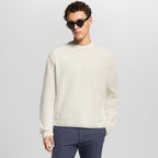 Louis Vuitton Embroidered Logo Knitted Sweatshirt