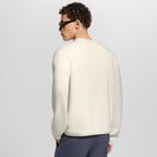 Louis Vuitton Embroidered Logo Knitted Sweatshirt