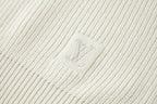 Louis Vuitton Embroidered Logo Knitted Sweatshirt