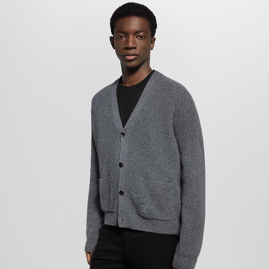 Louis Vuitton Embroidered Logo Knitted Sweater