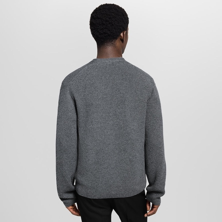 Louis Vuitton Embroidered Logo Knitted Sweater