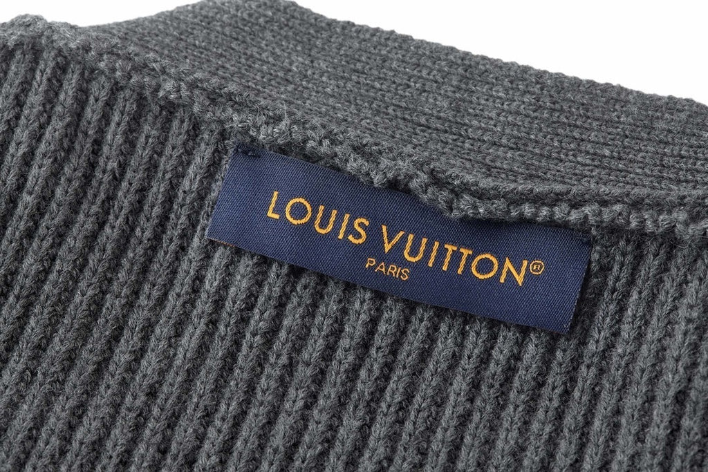 Louis Vuitton Embroidered Logo Knitted Sweater