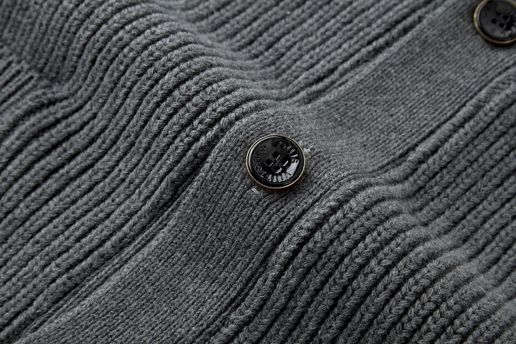 Louis Vuitton Embroidered Logo Knitted Sweater