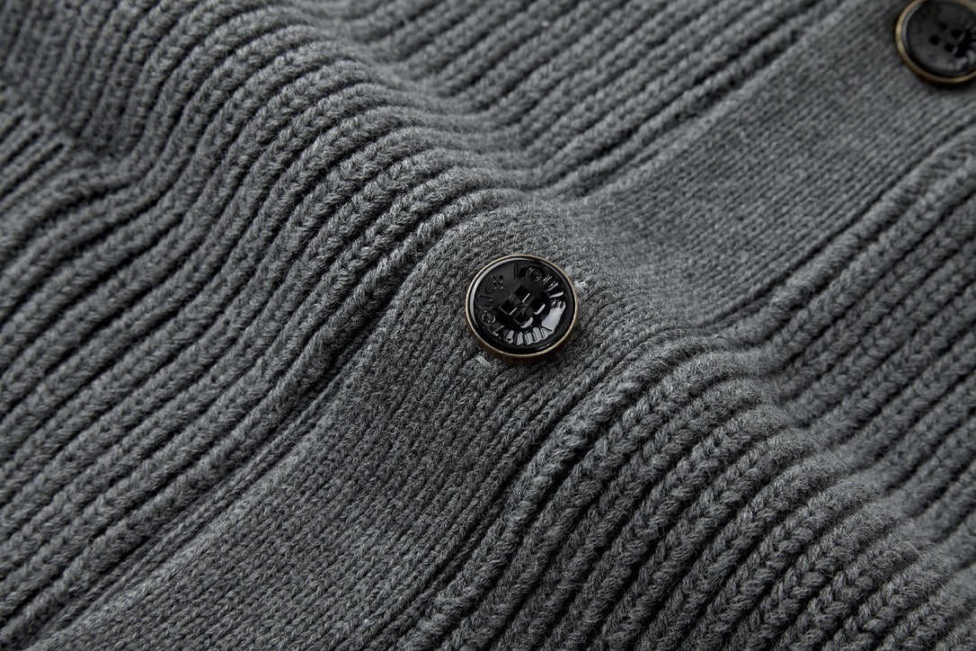 Louis Vuitton Embroidered Logo Knitted Sweater