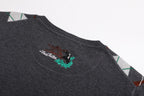 Louis Vuitton Diamond Jacquard Wool Crew Neck Sweater