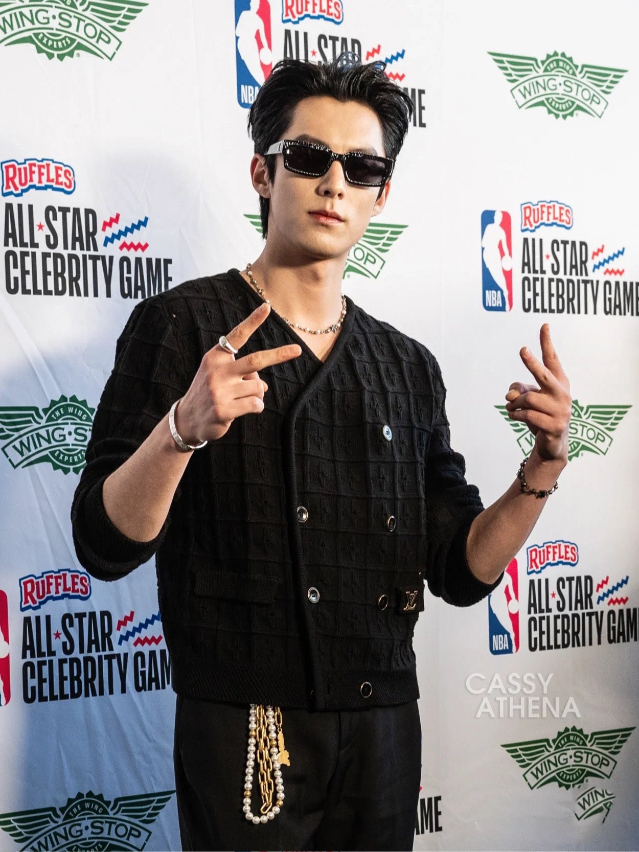 Louis Vuitton Double-Breasted Knitted Jacket