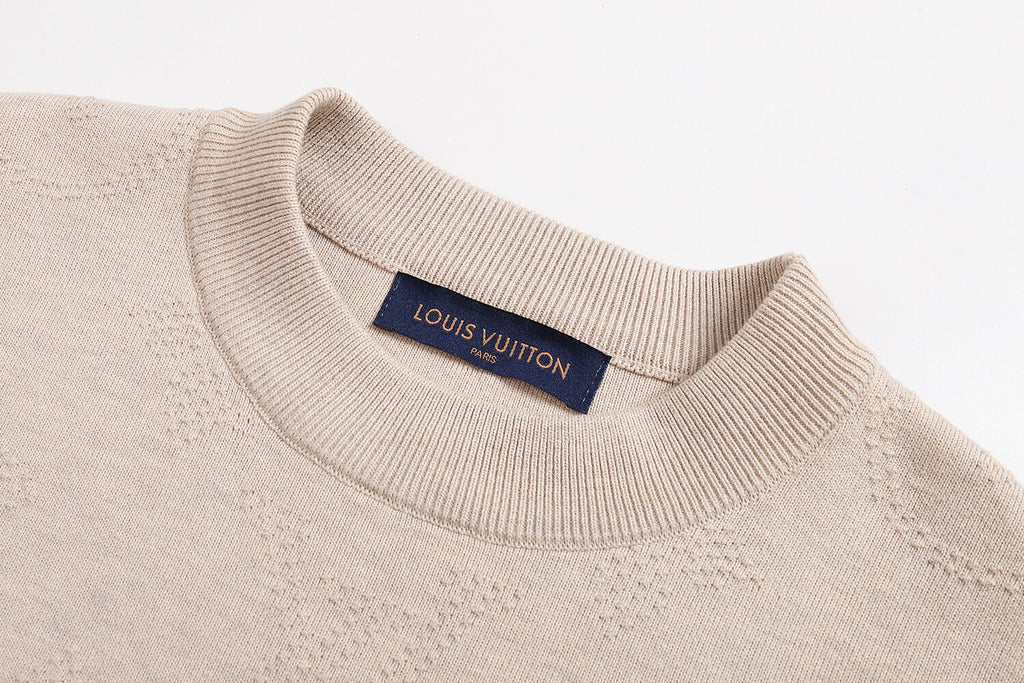 Louis Vuitton Jacquard Crew Neck Sweater
