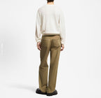 Louis Vuitton Pointelle Stitched Cotton Crew Neck Long Sleeve Sweater