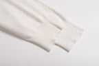 Louis Vuitton Pointelle Stitched Cotton Crew Neck Long Sleeve Sweater