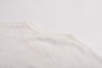 Louis Vuitton Pointelle Stitched Cotton Crew Neck Long Sleeve Sweater