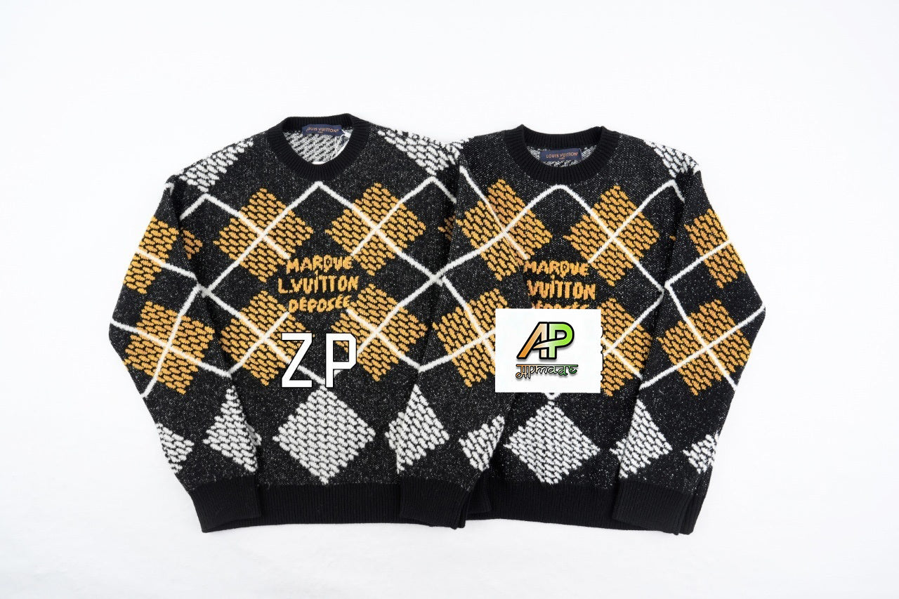 Louis Vuitton Chenille Looped Yarn Sweater
