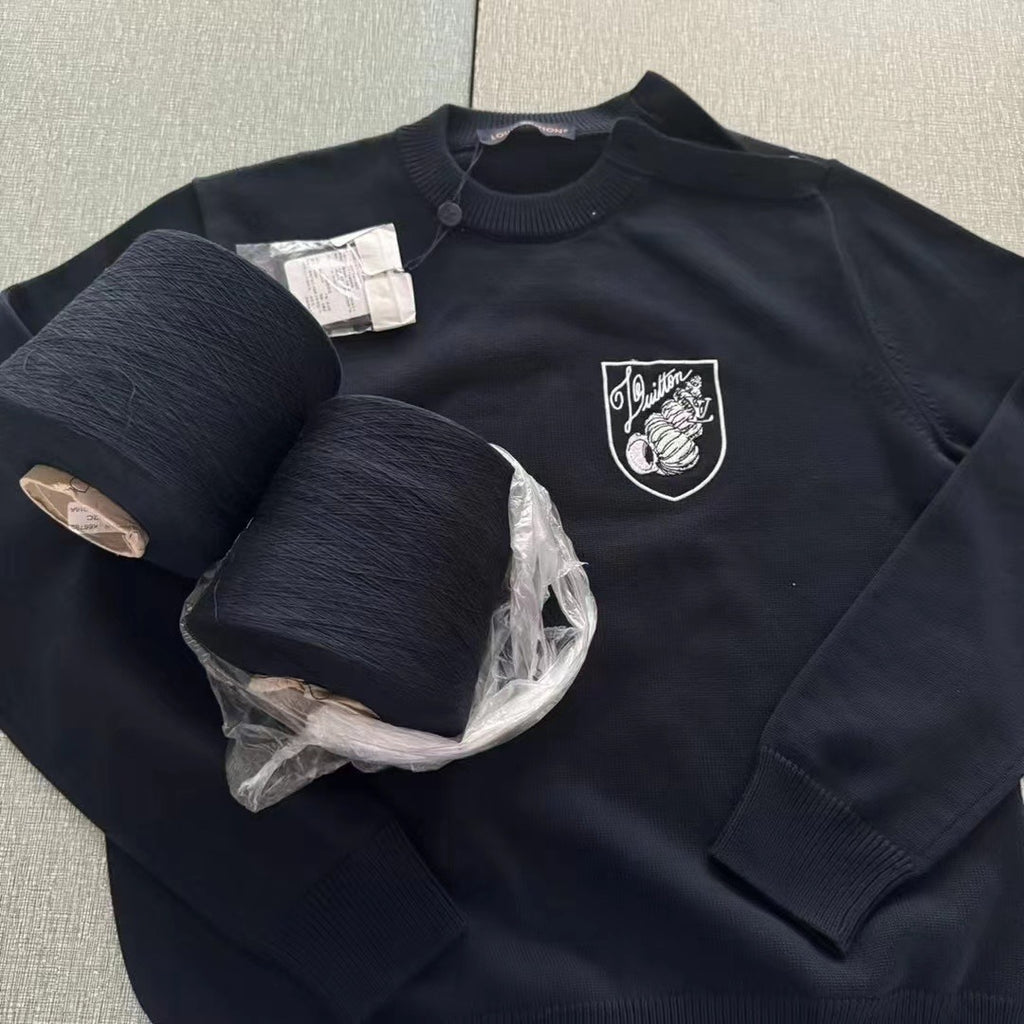 Louis Vuitton Embroidered Knit Sweater