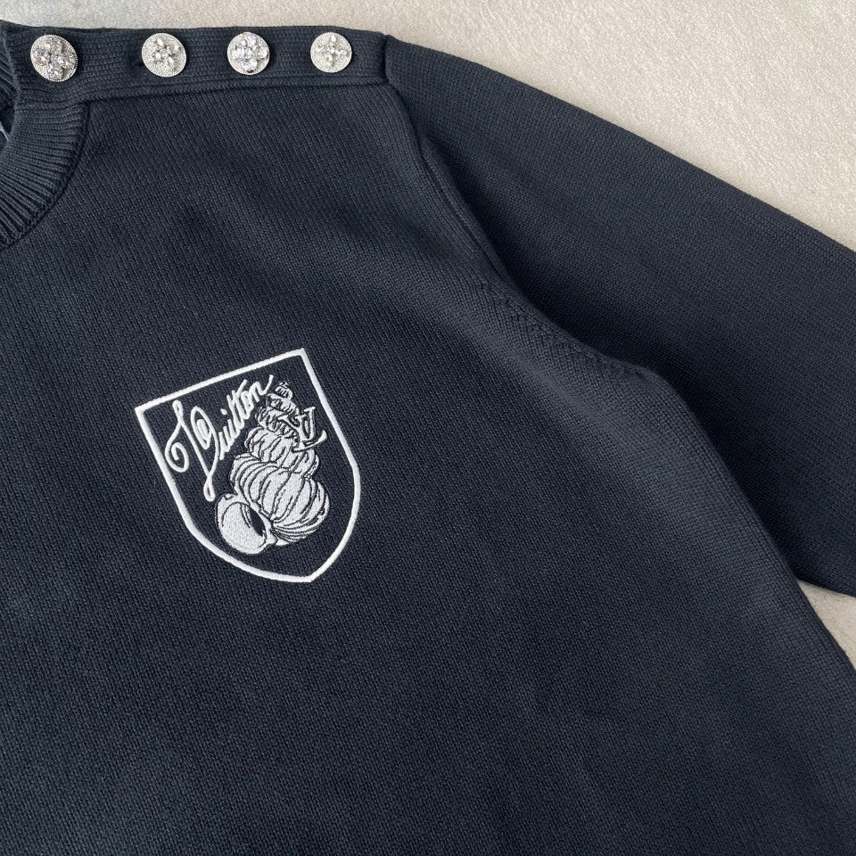 Louis Vuitton Embroidered Knit Sweater