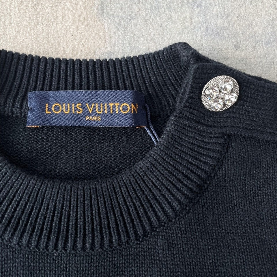Louis Vuitton Embroidered Knit Sweater