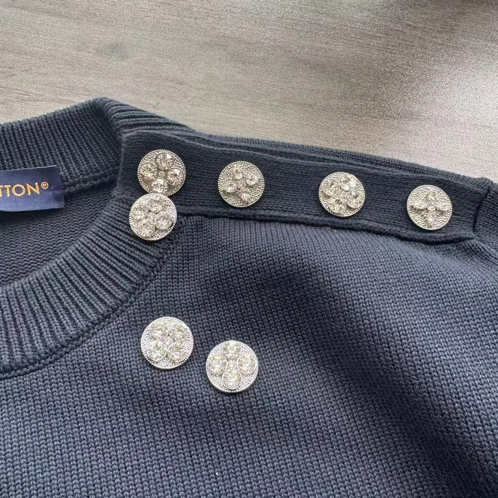 Louis Vuitton Embroidered Knit Sweater