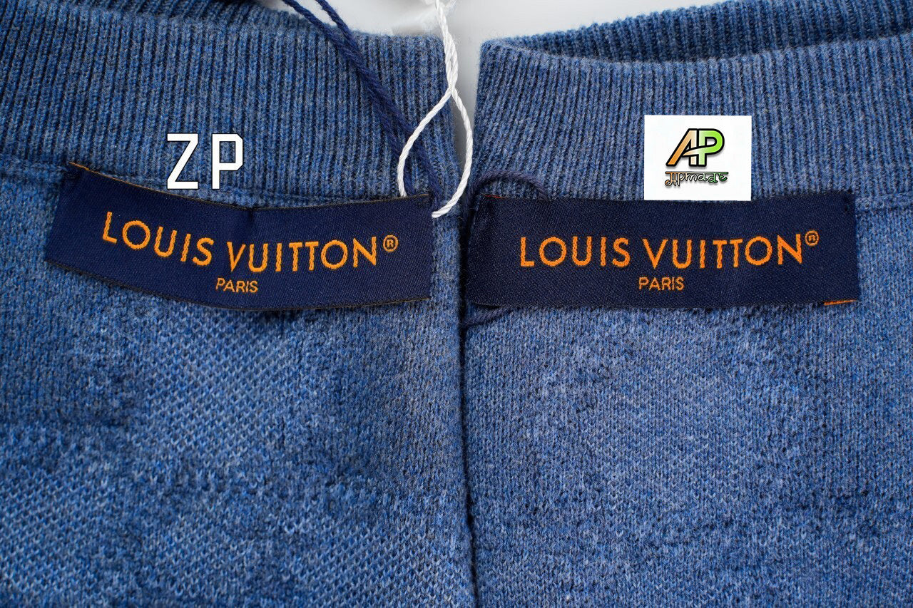 Louis Vuitton Circle Yarn Crochet Jacquard Sweater