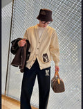 Louis Vuitton Merino Wool Blend Jacquard Knit