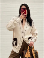 Louis Vuitton Merino Wool Blend Jacquard Knit